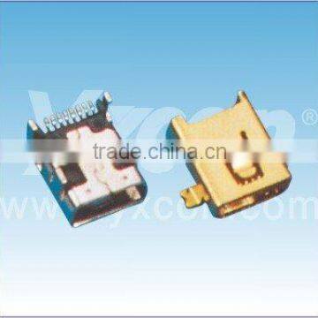 Mini USB 8P( Female, SMT),USB Connector