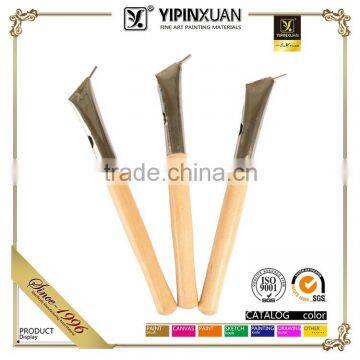 3Pcs Wooden Handle Clay Modeling Tool Pottery Tools Set