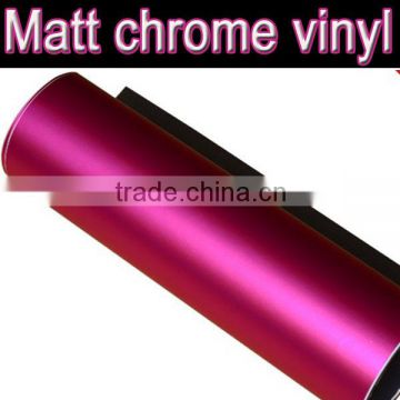 Chrome matt pvc film with super quality 1.52x20m