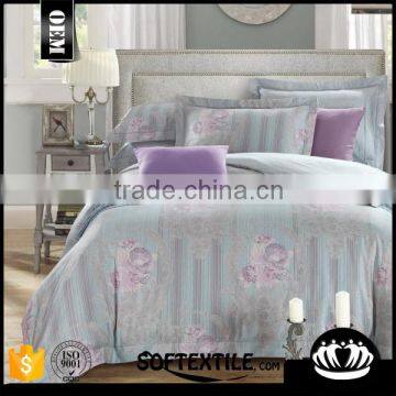 Manufacturing high quality good price high quality cotton stripe bedding set