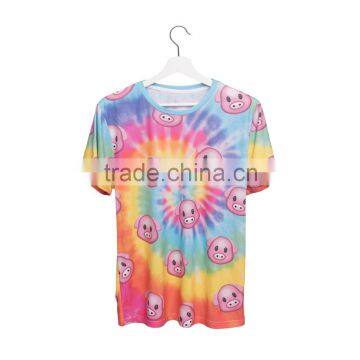 Online Shopping 3D Emoji Pig Print New Design Girls Tshirt Taobao