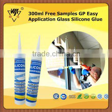 300ml Free Samples GP Easy Application Glass Silicone Glue