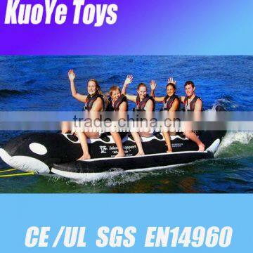 2013 5people inflatable whale banana boat