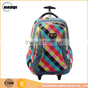 Factory New design Polyester Kids Trolley school bag for girls                        
                                                                                Supplier's Choice