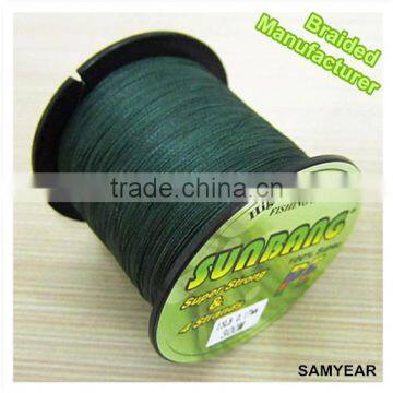 Sunbang Zhejiang Wholesale Premium Multifilament Braided Fishing Line Super Line 4 strands