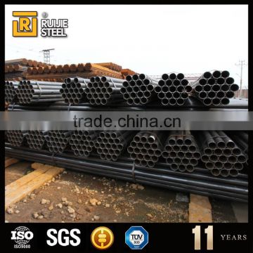 sch40 black cs steel pipe and tubes, ERW steel pipe size 1/2 inch