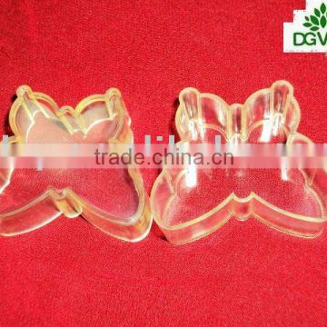 transparent clear plastic tealight holder