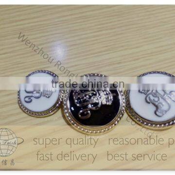 2014 high quality hand sewing metal button for garment