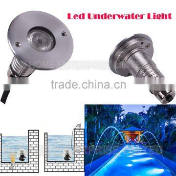 Hot sales 1W IP68 decorative light LED underwater light for Pool/fountain/pond