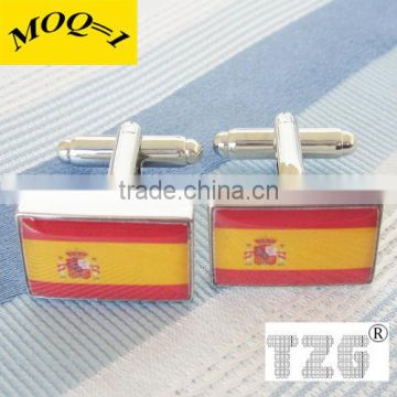 Spain Espana Flag Cuff Link