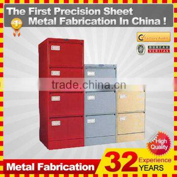 colorful office cold steel file cabinet with shelves