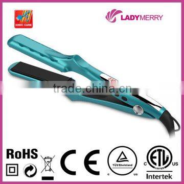 Popular LED Digital Nano Silk Plates hair straightener product with CE ROHS CTUVUS certifications