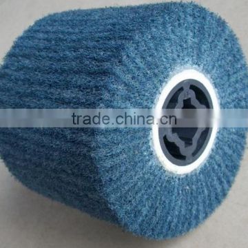 Wire drawing nylon polishing wheel