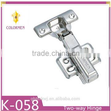 Hardware Italy Medium-bend Two-way Fixed Hinges For Furniture Door