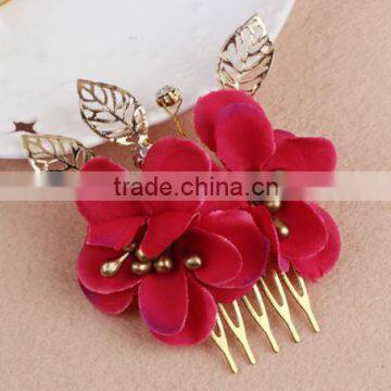 Similar with rose flower make your own hair comb hair accessories