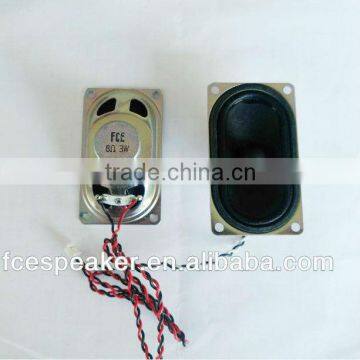 8ohm 3W rectangular audio speaker