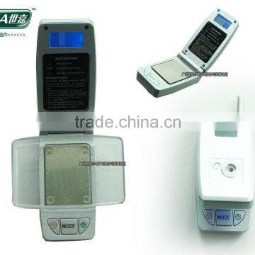 Phone shape digital pocket scale