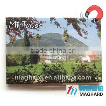 Promotional Iron Fridge Magnet Tourist souvenirs Mt.tabor