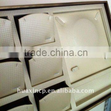 PU and Wood Jewelry Tray for Rings,pendants,necklaces photo-2