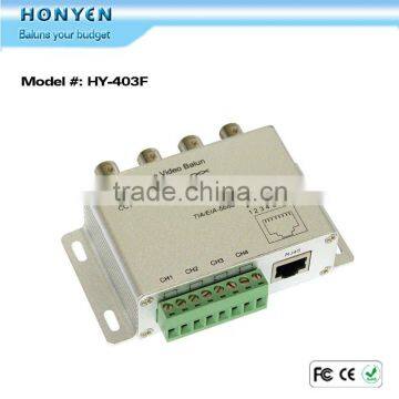 4 CH passive utp video balun