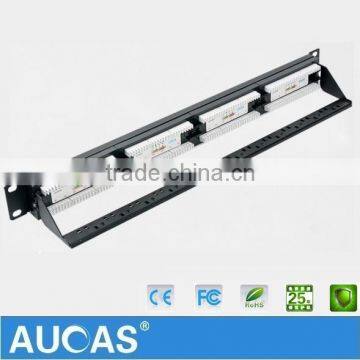 Good Quanlity With Cat6e Network Cable RJ45 Socket 19inch Rack Mount Patch Panel 24 Ports photo-5