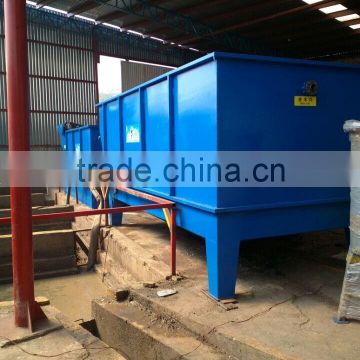 Waste water treatment lamella clarifier