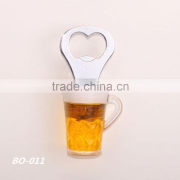 BO-011 New Funny Magnet Acrylic Blank Bottle Opener