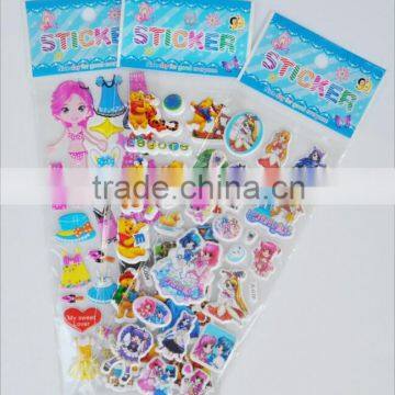 Kid 3d cartoon sticker, cute animal cartoon sticker, child cartoon sticker