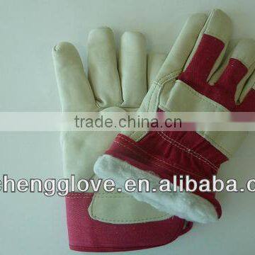 JS201CARBOA, Cow Grain Leather Safety Winter Glove