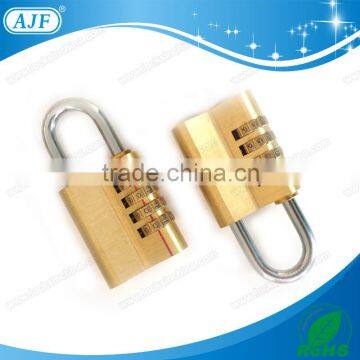 AJF high quality and security 4 digits solid brass combination padlock 40mm                        
                                                Quality Choice