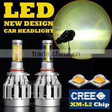 50w CREES LED Car/ Truck Motorcycle HB3 3200lm Headlights with yellow cover