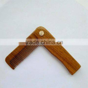Popular Foldable Personalized Hair Comb Wooden photo-2