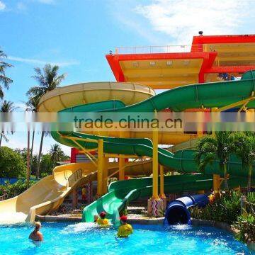 China Amusement Park Fiberglass Water Slide for Sale photo-3