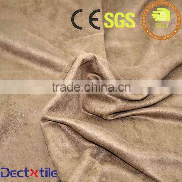 100% Polyester 230T 150D Suede Upholstery Fabric Car Seats