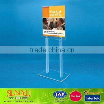 Acrylic Sign Display Stand