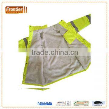 High Visibility EN20471 Safety Lamb Fleece Jacket photo-3