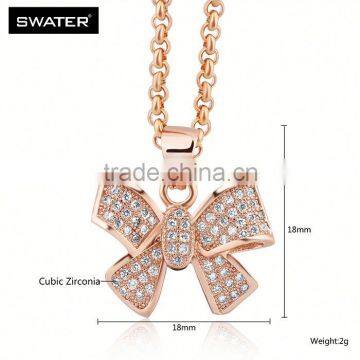 2016 Latest Selling Product Rose Gold Butterfly Za Necklace photo-6