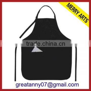 china wholesale promotional black pe disposable polyester aprons with custom logo printed