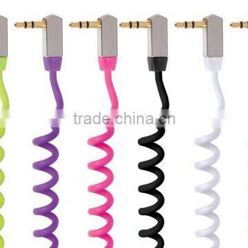 3.5mm Stereo Audio Extension Cable 3.5 ANGLE Plug Cable