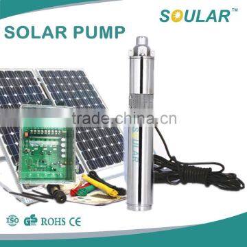 Hot sell pump solar system ( 1000watt - 2.3m3/hr - 120m )