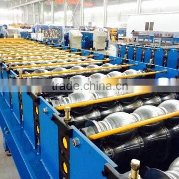 Steel Tile Roof Roll Forming Machine Special Shape Desgin Avalible