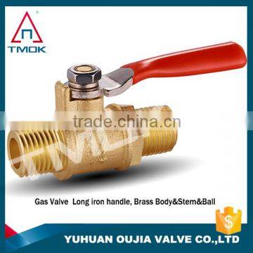Gas Safety Valve With Forged Nipple cw 617n High Pressure and High Quality NPT Thread Brass Gas Valve photo-2