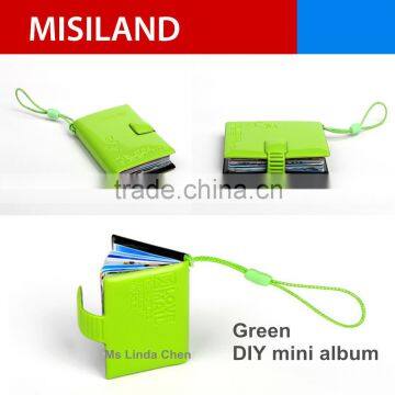 DIY Green Ezbook Inkjet Printable Mini Photo Album Small square