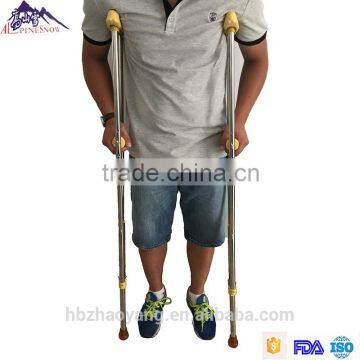 Alpinesnow Aluminum Adjustable Crutches