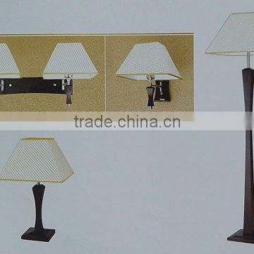 2015 UL wood floor lamps for hotel lighting decoration