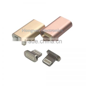 Micro to Iightning magnetic OTG USB adapter Adnroid USB cable accessory turn into iOS cable