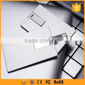 promotional metal ultra thin credit card usb flash drive 4gb                        
                                                                                Supplier's Choice