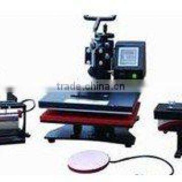 heat transfer machine&press machine --five in one type