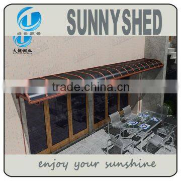 door cover with aluminun frame windows awnings install by DIY