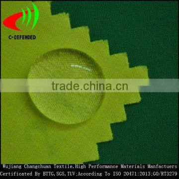 hi vis EN471 high visibility yellow fabric TC fluorescent fabric